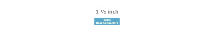 Brass Hose Connectors 1 1/2 inch